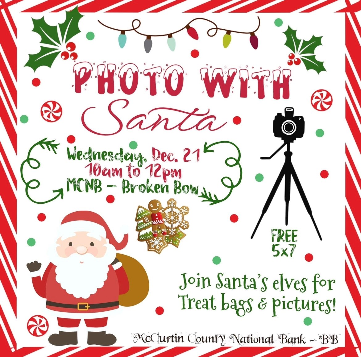 FREE Photos with Santa at MCNB - BB